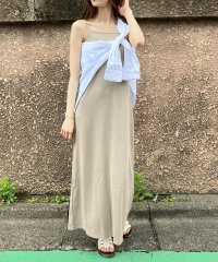 me Jane/ミージェーン me Jane カットリブダブルストラップキャミワンピース/508185422