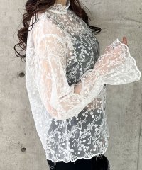 me Jane/ミージェーン me Jane プチハイネック総レーストップス/508185424