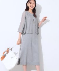 INDIVI/インディヴィ INDIVI 【2点セット】前後2WAYニットワンピース/508185461