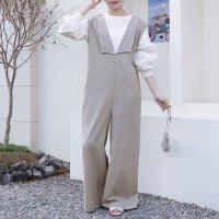 Doux Belle/ドゥー ベル Doux Belle オールインワン・サロペット ワイドパンツ ポケット付き/508185501