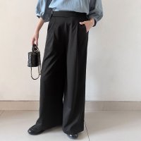 Doux Belle/ドゥー ベル Doux Belle ハイウエスト ワイパンツ ルーズパンツ/508185508