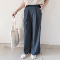 Doux Belle/ドゥー ベル Doux Belle ハイウエスト ワイパンツ ルーズパンツ/508185508