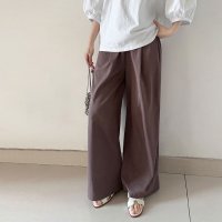 Doux Belle/ドゥー ベル Doux Belle ハイウエスト ワイパンツ ルーズパンツ/508185508