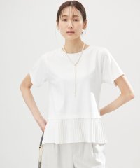 KUMIKYOKU（LARGE SIZE）/クールプレーティング天竺プリーツ カットソー/508185574