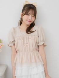 Emsexcite/エムズエキサイト ems excite ペプラムメニーリボンCT/508185666