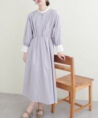 NICE CLAUP/OLIVE des OLIVE OUTLET/【natural couture】パール釦シャツワンピース/508185686