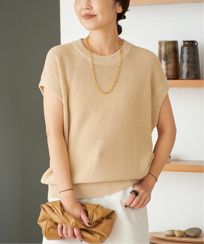 Plage - ニット　プラージュ　1/5迄 セール】SILK-LINEN LILY Vネック ニット（ニット/セーター