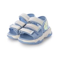 MADFOOT/MADFOOT! マッドフット キッズ スリーベルトキラキラスポーティーサンダル 3本ストラップ 子供靴 251007 アイボリー/サックス/508185951