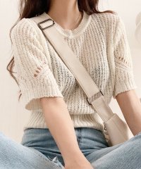 Girly Doll/ガーリードール Girly Doll 半袖ニットセーター【韓国ファッション】/508186044