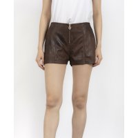 RINASCIMENTO/リナシメント RINASCIMENTO エコレザーZIPショートパンツ/508186092