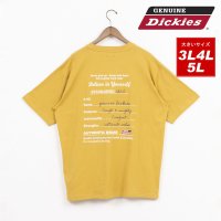 Dickies/ジェニュインディッキーズ GENUINE Dickies 大きいサイズ 3L 4L 5L 刺繍/プリントTシャツ 半袖 メンズ バックプリント/508186147