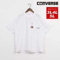 CONVERSE/コンバース CONVERSE 大きいサイズ 3L 4L 5L 刺繍 スニーカー オールスター またぎ 刺繍Tシャツ 半袖 メンズ/508186150