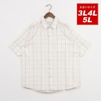 marukawa shonan/マルカワ MARUKAWA 大きいサイズ 3L 4L 5L リネン チェックレギュラーシャツ メンズ/508186155