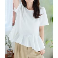 KOBE LETTUCE/コウベレタス KOBE LETTUCE アシンメトリーペプラムトップス [C7492]/508186180