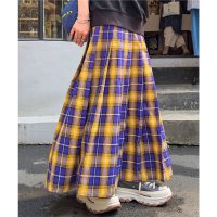 KOBE LETTUCE/コウベレタス KOBE LETTUCE チェック柄プリーツスカート [M4202]/508186194
