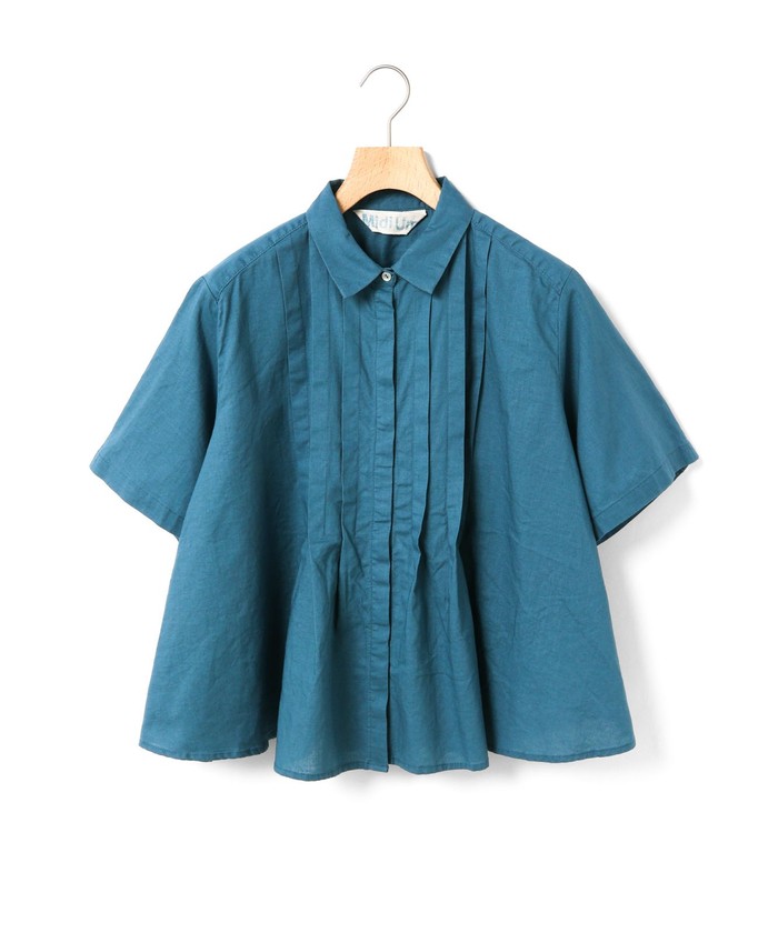 ブラウス シャツ MidiUmi タックショートシャツ レディース MidiUmi タックショートシャツ(508186223) | ミディウミ(MidiUmi
