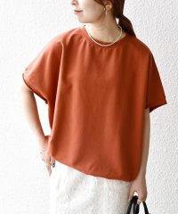 SHIPS any WOMEN/《一部追加予約》SHIPS any:〈洗濯機可能〉インレイ コクーン ショートスリーブ プルオーバー/506373967