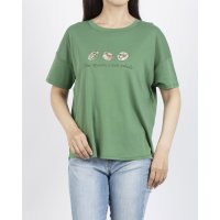 BRODIAEA/ブローディア BRODIAEA 刺繍デザイン半袖Tシャツ/507004579