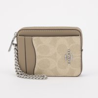COACH/コーチ COACH 小銭入れ CW883 ジップカードケース シグネチャー レディース/508098246