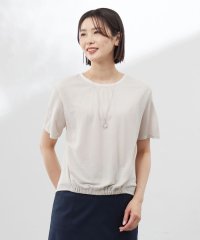 J.PRESS LADIES（LARGE SIZE）/【洗える】ミラノ風天竺シアー カットソー/508125429