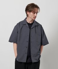 FLAX ライク オープンカラー フォルム シャツ ‐横ストレッチ・吸水速乾‐
