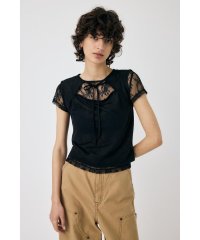 moussy/LACE LAYERED OPEN NECK トップス/508184127