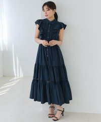 AND COUTURE/コットンレースフリルシャツワンピース/508184143