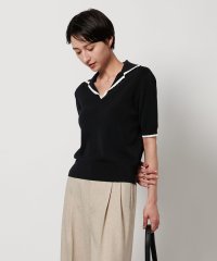 UNITED ARROWS/スカラップ セーラーカラー ショートスリーブニット/508185300