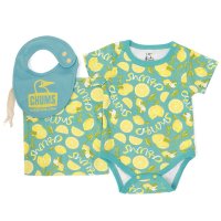 CHUMS/チャムス CHUMS 日本正規品 ロンパース セット 男の子 女の子 夏 春 肌着 半袖 カバーオール スタイ セット コットン 綿 100％ 巾着 70 80/508186233
