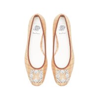 Emma Francis/【25SS】エマ フランシス Emma Francis フラット パナマ ビジュー パンプス/508186430