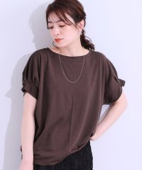 SHOO・LA・RUE　DRESKIP/シューラルー／ドレスキップ SHOO・LA・RUE/DRESKIP 【シューアイス/UV】袖タックTシャツ/508186682
