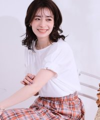 SHOO・LA・RUE　DRESKIP/シューラルー／ドレスキップ SHOO・LA・RUE/DRESKIP 【シューアイス/UV】袖タックTシャツ/508186682