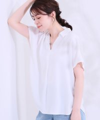 SHOO・LA・RUE/【洗える/S－LL/プチプラ】スキッパーブラウス/508186684