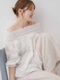 RETRO GIRL/レトロガール RETRO GIRL ギャザー2wayオフショルBL/508186796