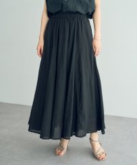 YECCA VECCA/イェッカ ヴェッカ YECCA VECCA 綿レーヨンギャザーロングスカート/508186961