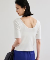 ROPE'/テレコ5分袖ニットプルオーバー/洗える/508187171
