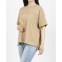 BRODIAEA/ブローディア BRODIAEA PREMIUMスムース 半袖ロゴTシャツ/508187358