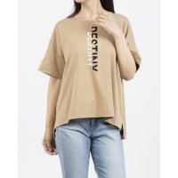 BRODIAEA/ブローディア BRODIAEA PREMIUMスムース ロゴプリント半袖Tシャツ/508187359