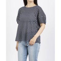 BRODIAEA/ブローディア BRODIAEA リップル立体加工 ドット柄プルオーバー/508187373
