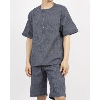 COMME CA MEN/コムサメン COMME CA MEN コムサメン ストライプ柄 高島ちぢみリラクシングウェア/508187495