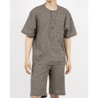 COMME CA MEN/コムサメン COMME CA MEN コムサメン ストライプ柄 高島ちぢみリラクシングウェア/508187495