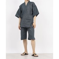 COMME CA MEN/コムサメン COMME CA MEN コムサメン ストライプ×無地柄 甚平/508187501