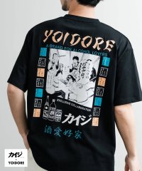 Rocky Monroe/ロッキーモンロー Rocky Monroe プリントT 半袖 コラボ カイジ YOIDORE メンズ レディース カットソー Tシャツ 酔いどれ イラスト漫画 /508187568