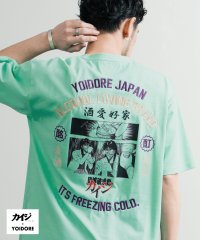Rocky Monroe/ロッキーモンロー Rocky Monroe プリントT 半袖 コラボ カイジ YOIDORE メンズ レディース カットソー Tシャツ 酔いどれ イラスト漫画 /508187568