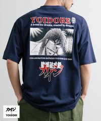 Rocky Monroe/ロッキーモンロー Rocky Monroe プリントT 半袖 コラボ カイジ YOIDORE メンズ レディース カットソー Tシャツ 酔いどれ イラスト漫画 /508187568