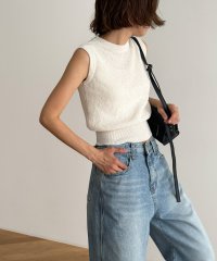CANAL JEAN/キャナルジーン CANAL JEAN El mar コットンリネンニットタンク/508187576