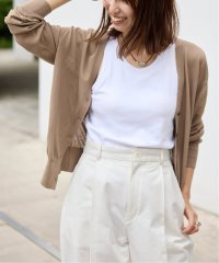 VERMEIL par iena/ICE Feel Cotton Knit Vネックカーディガン/508187749