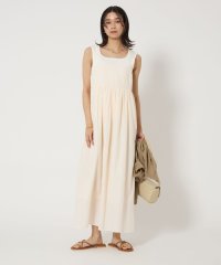 green label relaxing/［size SHORT/TALLあり］ベア キャミソール ワンピース オフホワイト －撥水－/508187999