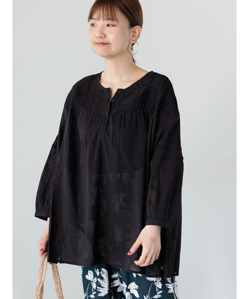 新品】lohen ローヘン 完売 ピンタックブラウス 白