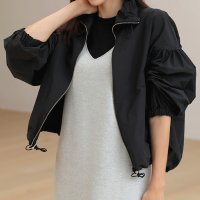 aquagarage/アクアガレージ aquagarage ショート丈ギャザーブルゾン レディース 春 秋 冬/508188011